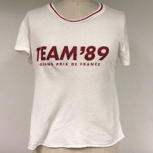 white brandy melville tee